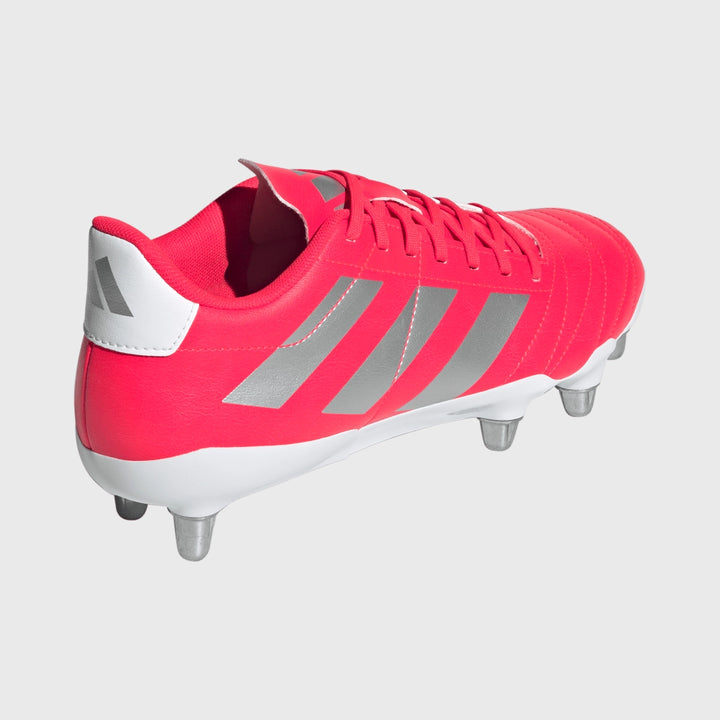 Adidas Kakari SG Rugby Boots Lucid Red - Rugbystuff.com