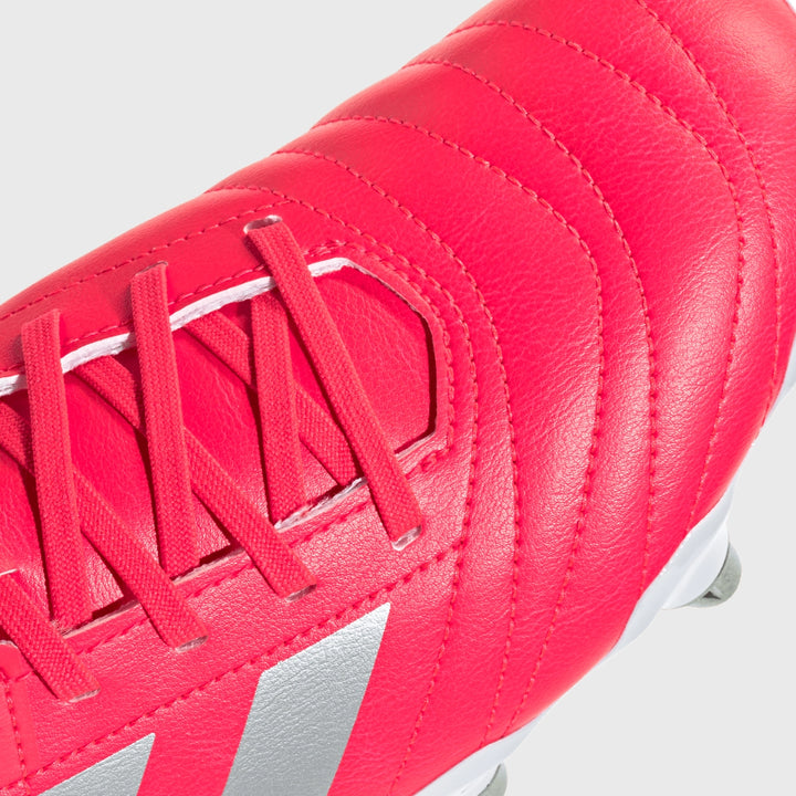 Adidas Kakari SG Rugby Boots Lucid Red - Rugbystuff.com