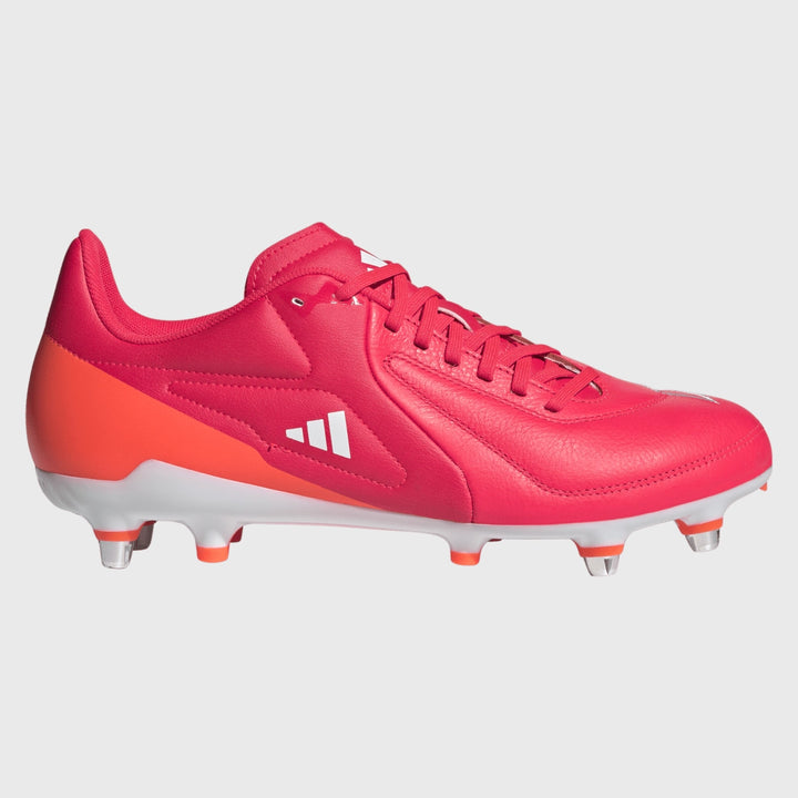 Adidas RS-15 Elite SG Rugby Boots Lucid Red - Rugbystuff.com