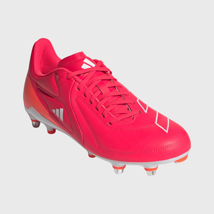 Adidas RS-15 Elite SG Rugby Boots Lucid Red - Rugbystuff.com