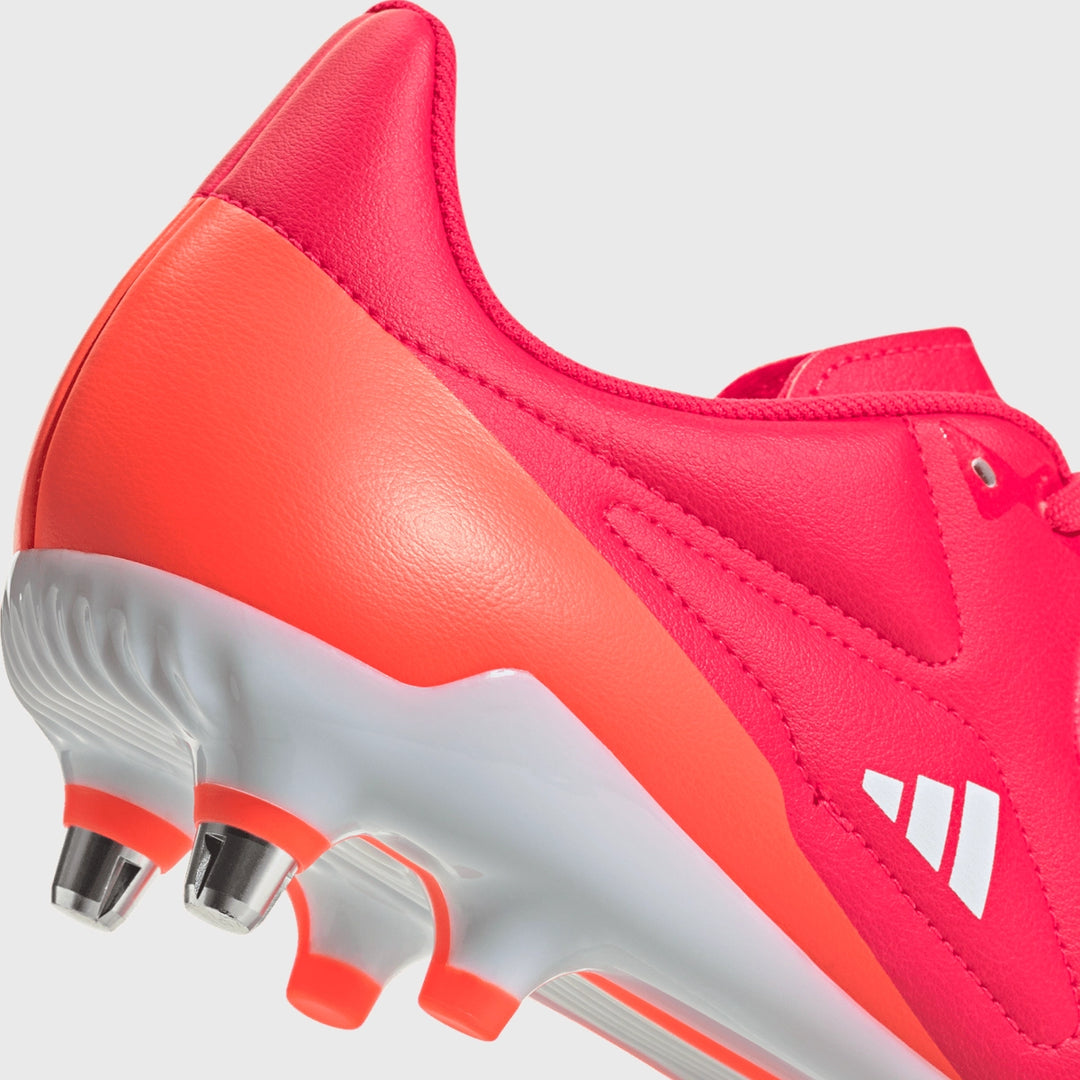 Adidas RS-15 Elite SG Rugby Boots Lucid Red - Rugbystuff.com