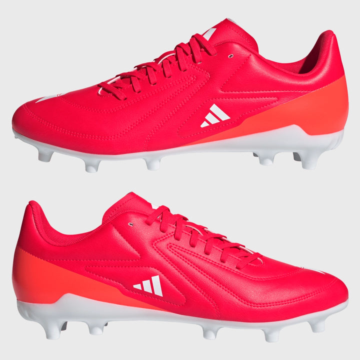 Adidas RS-15 FG Rugby Boots Lucid Red - Rugbystuff.com