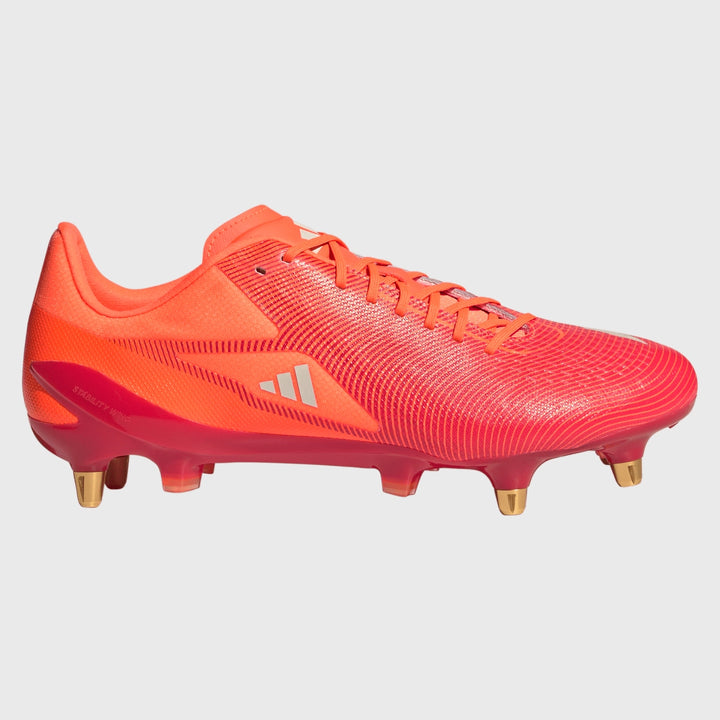 Adidas Adizero RS15 Pro SG Rugby Boots Lucid Red - Rugbystuff.com