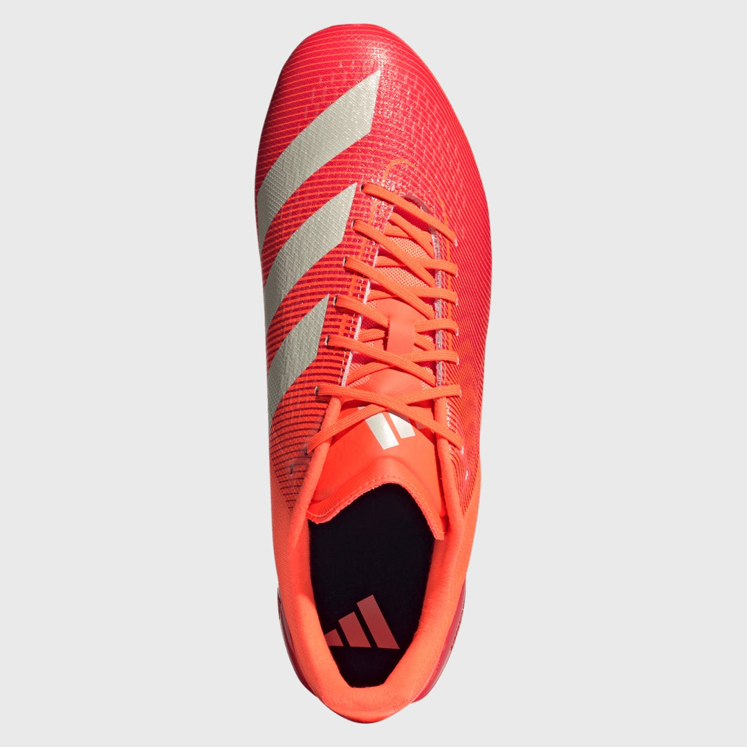 Adidas Adizero RS15 Pro SG Rugby Boots Lucid Red - Rugbystuff.com