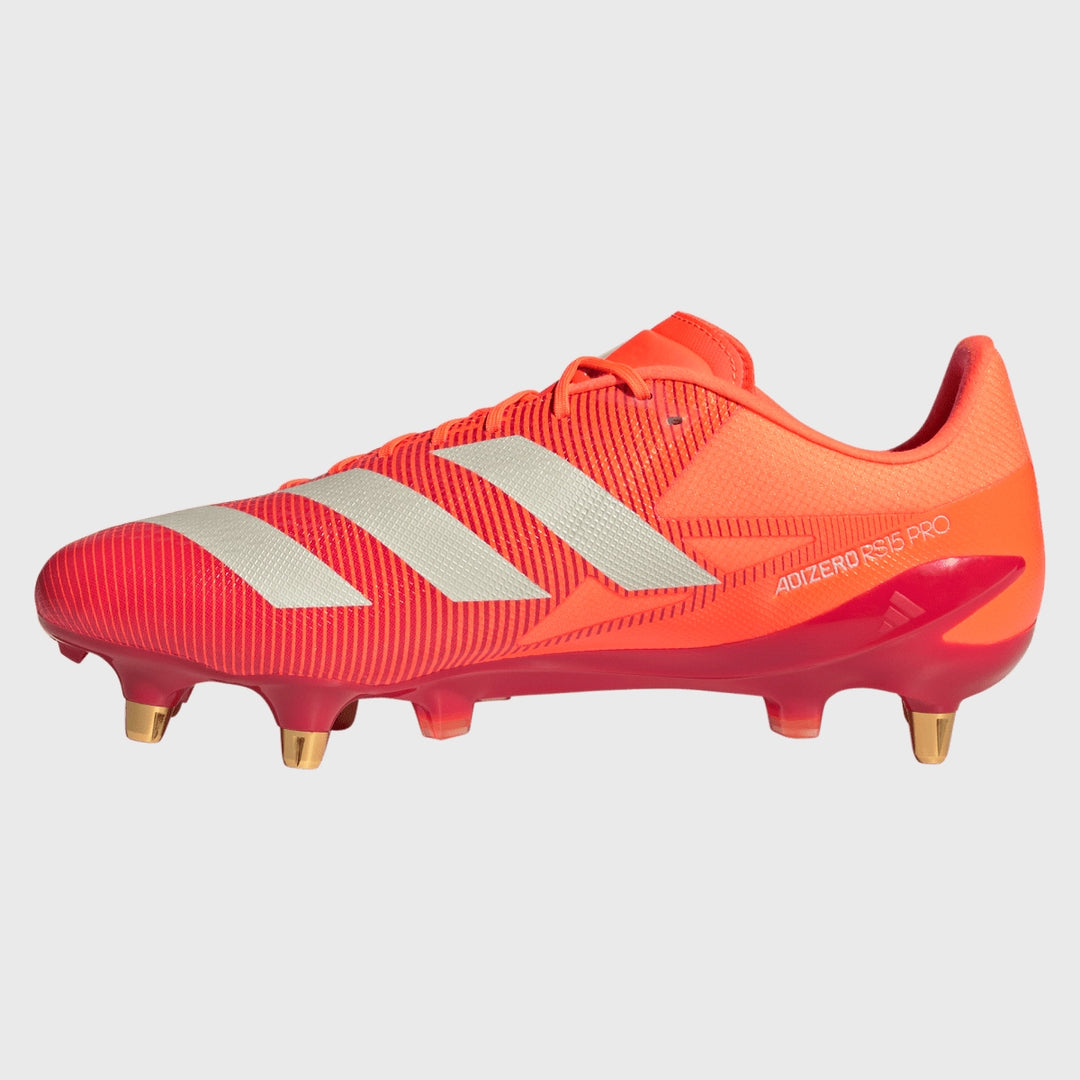 Adidas Adizero RS15 Pro SG Rugby Boots Lucid Red - Rugbystuff.com