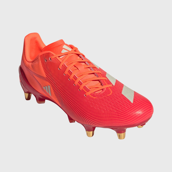 Adidas Adizero RS15 Pro SG Rugby Boots Lucid Red - Rugbystuff.com