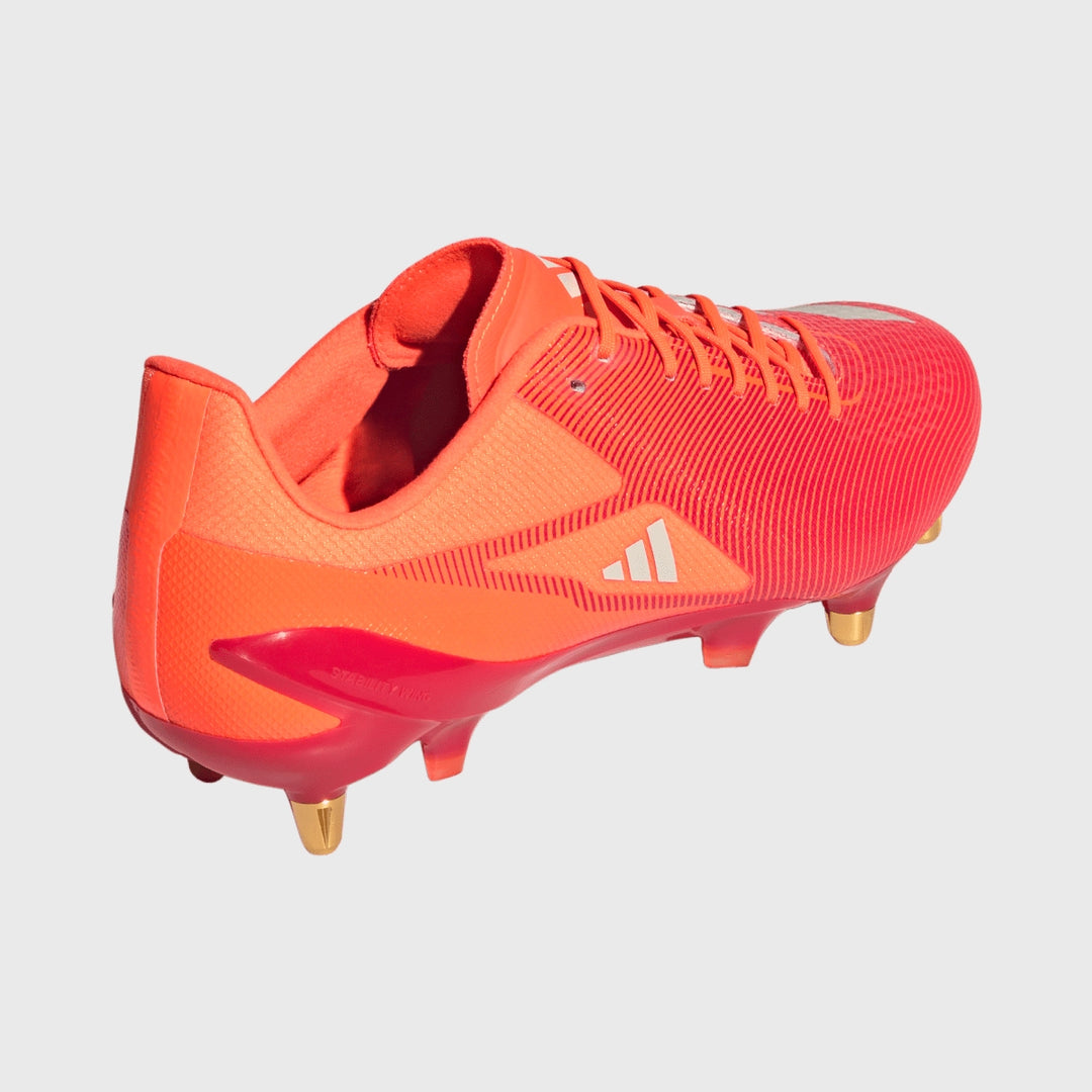 Adidas Adizero RS15 Pro SG Rugby Boots Lucid Red - Rugbystuff.com