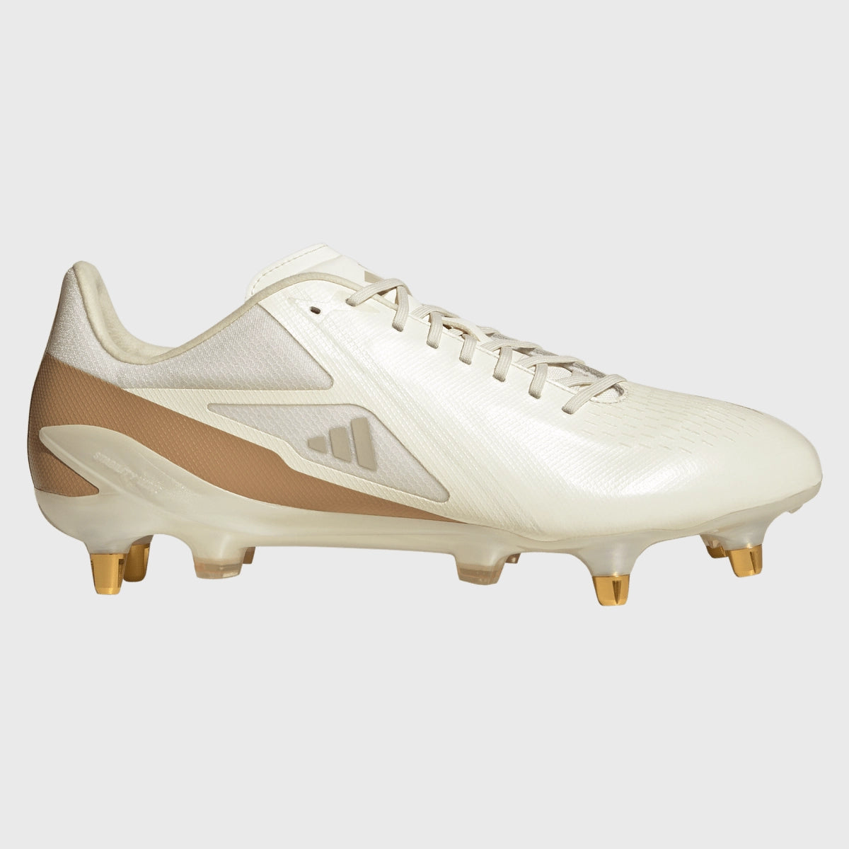 Adidas Adizero RS15 Pro SG Rugby Boots Off White - Rugbystuff.com