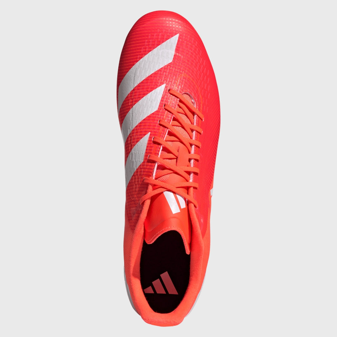 Adidas Adizero RS15 Ultimate SG Rugby Boots Lucid Red - Rugbystuff.com