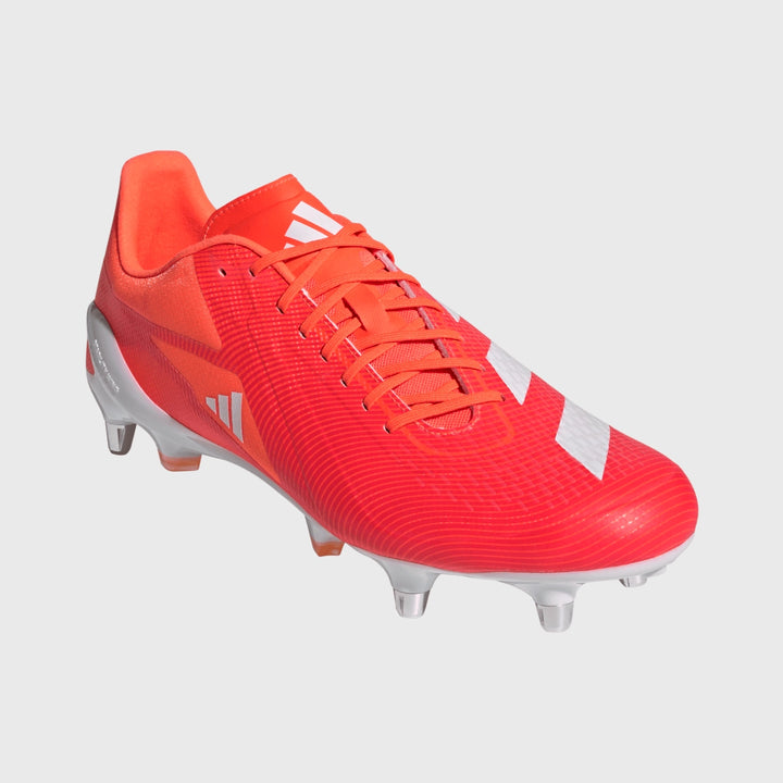 Adidas Adizero RS15 Ultimate SG Rugby Boots Lucid Red - Rugbystuff.com