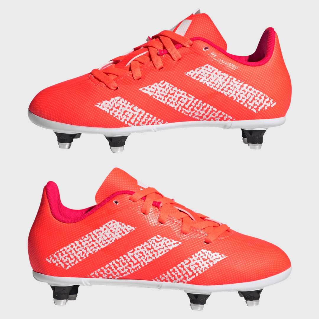 Adidas Junior SG Rugby Boots Solar Orange - Rugbystuff.com