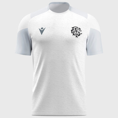 Macron Barbarians Rugby Poly Dry Tee White 2024/25