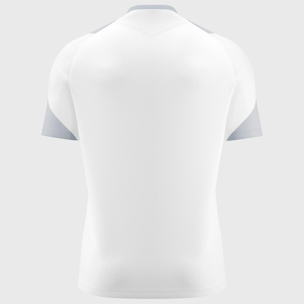 Macron Barbarians Rugby Poly Dry Tee White 2024/25 - Rugbystuff.com