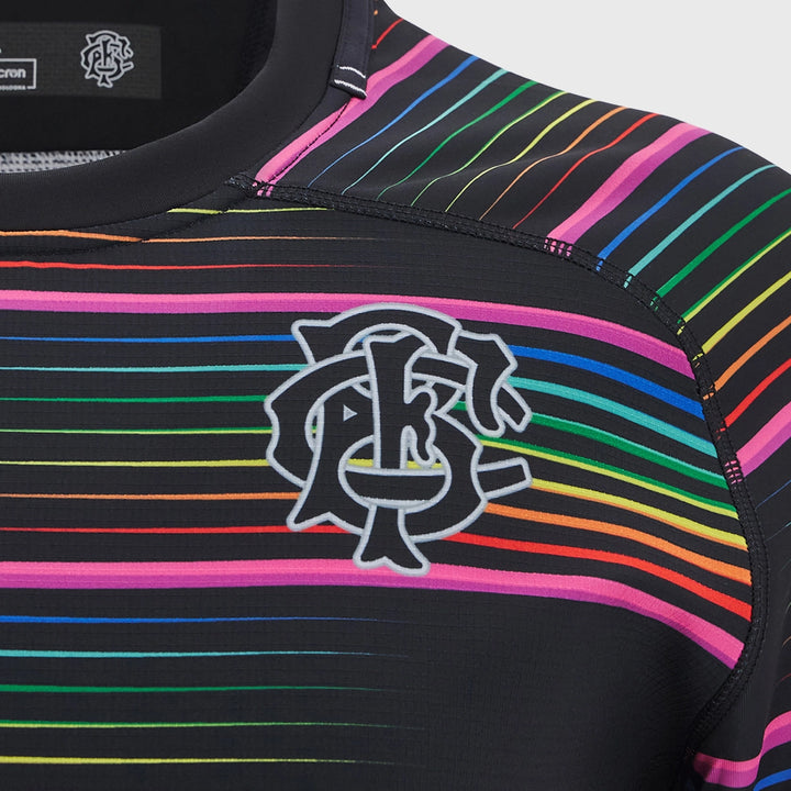 Macron Barbarians Kid's Rugby Training Shirt 2024/25 - Rugbystuff.com