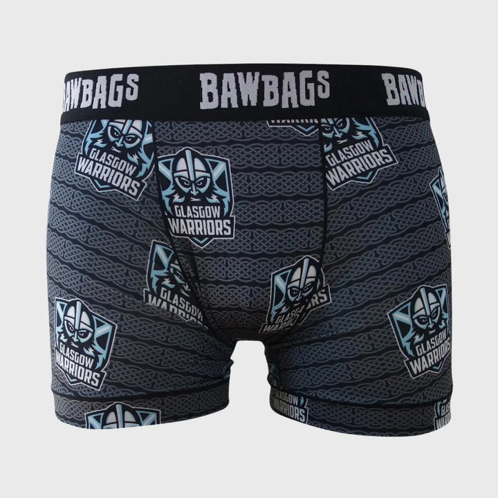 Bawbags Glasgow Warriors Band Technical Boxer Shorts - Rugbystuff.com