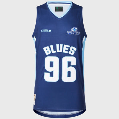 Classic Blues Super Rugby Basketball Jersey Navy 2025