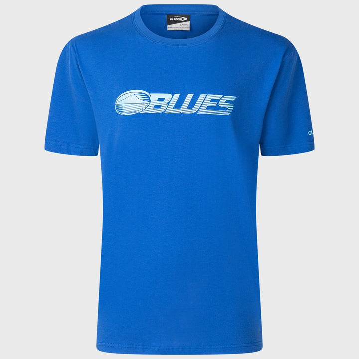 Classic Blues Super Rugby Logo Cotton Tee Royal Blue - Rugbystuff.com