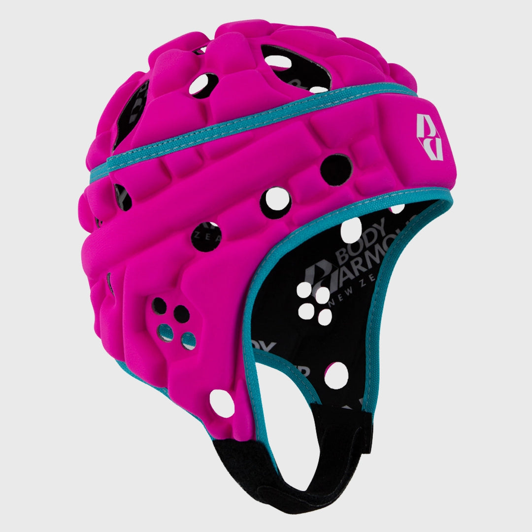 Body Armour Airflow Rugby Headguard Fluoro Pink - Rugbystuff.com