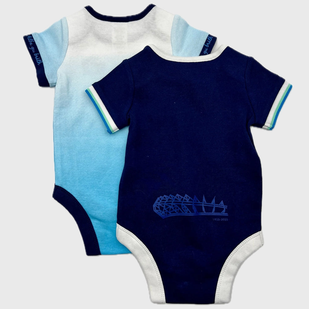 Brecrest Scotland Rugby Baby Bodysuit 2 Pack 2024/25 - Rugbystuff.com