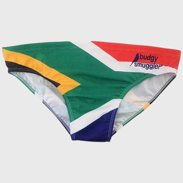 Budgy Smuggler Spring Boxers South Africa Flag - Rugbystuff.com