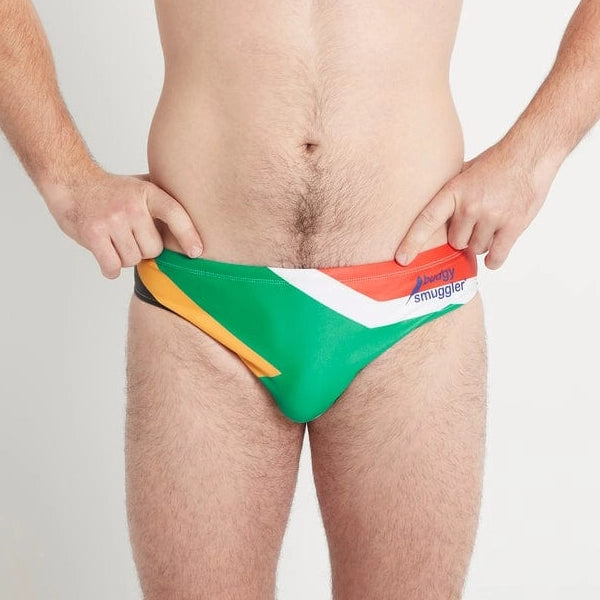 Budgy Smuggler Spring Boxers South Africa Flag - Rugbystuff.com