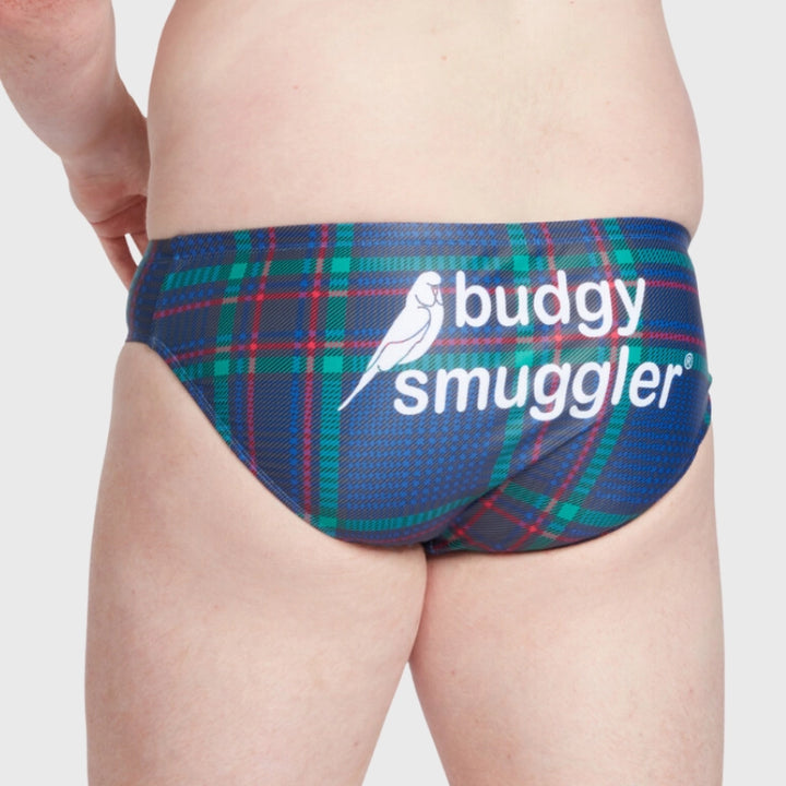 Budgy Smuggler Scotland Tartan Blue - Rugbystuff.com