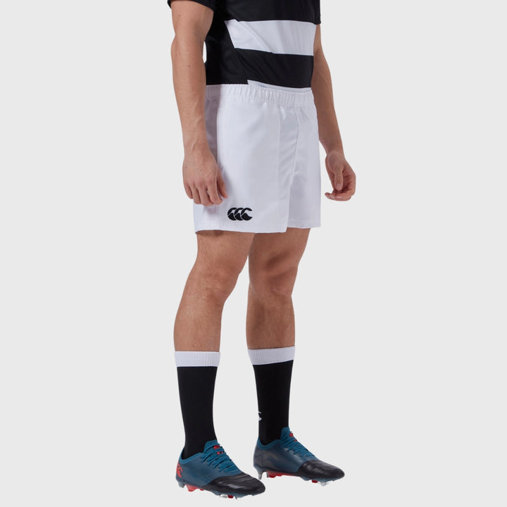 Canterbury Men's Drill Rugby Shorts With Pockets White - Rugbystuff.com