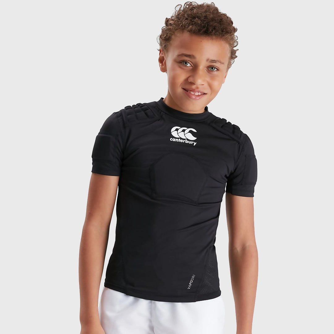 Canterbury Kid's Pro Rugby Protection Vest Black - Rugbystuff.com