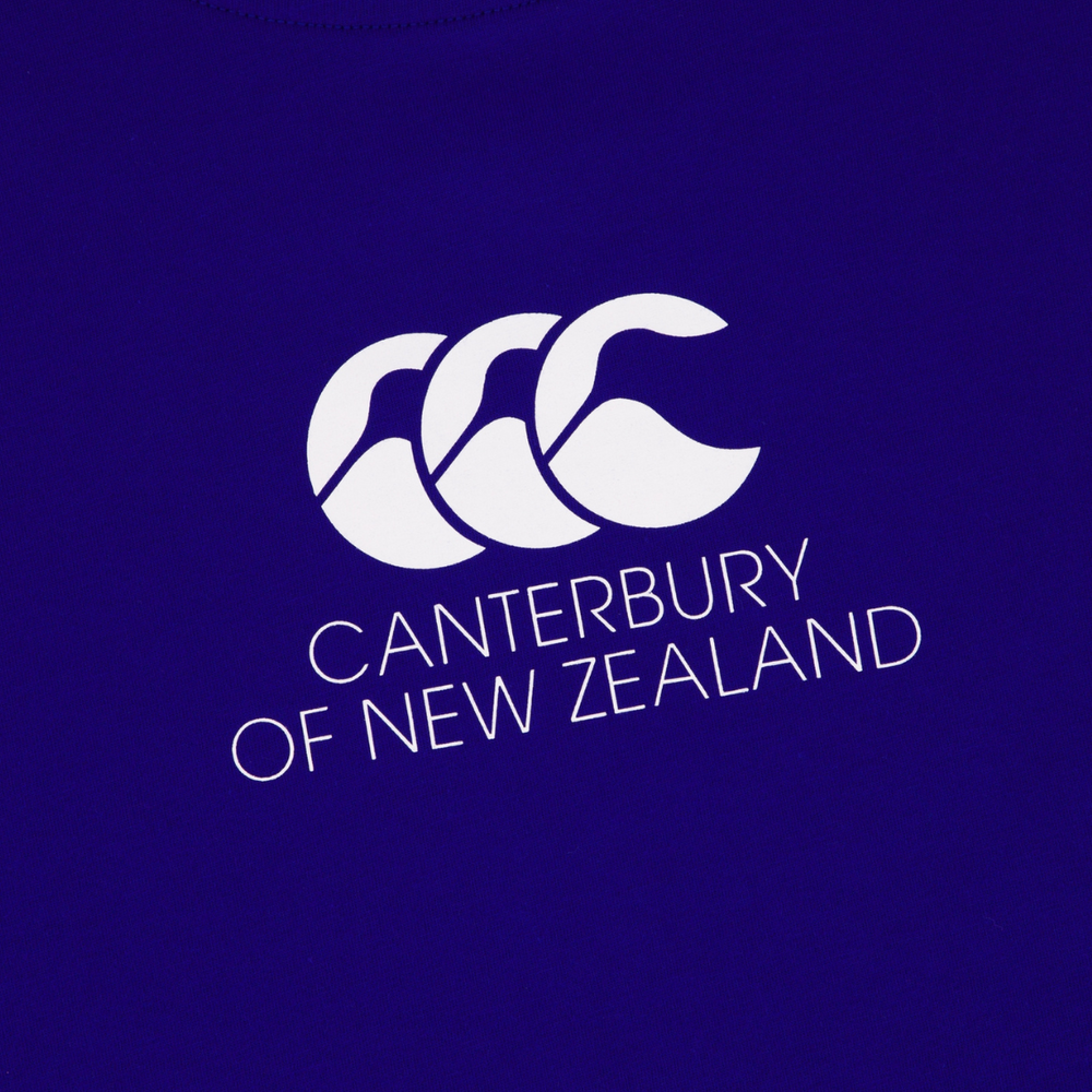 Canterbury Kid's Legends Tee Royal Blue/Red - Rugbystuff.com