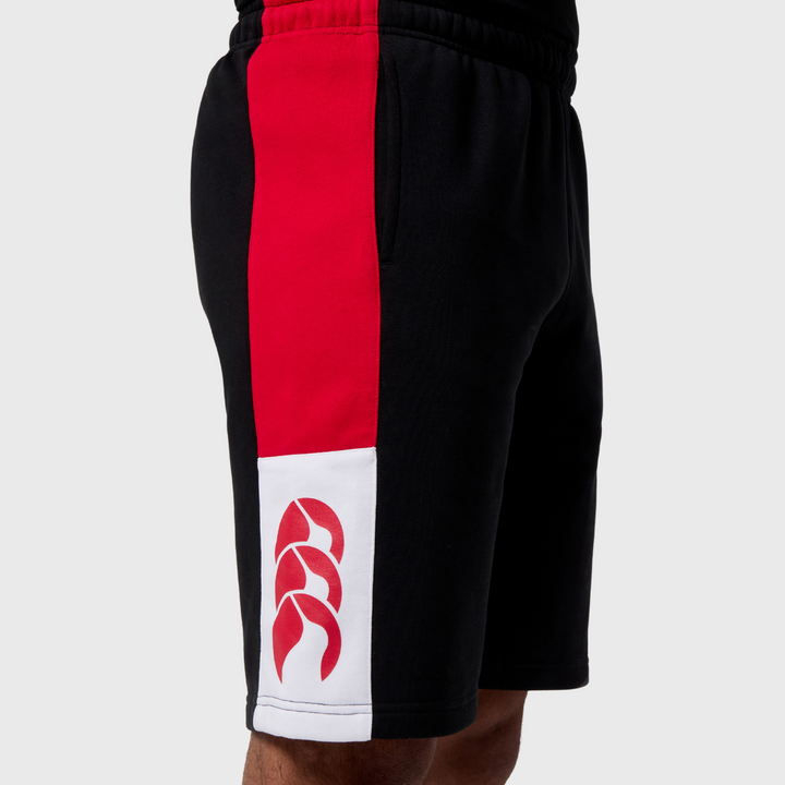 Canterbury Men's Legends 9" Shorts Black/Red - Rugbystuff.com