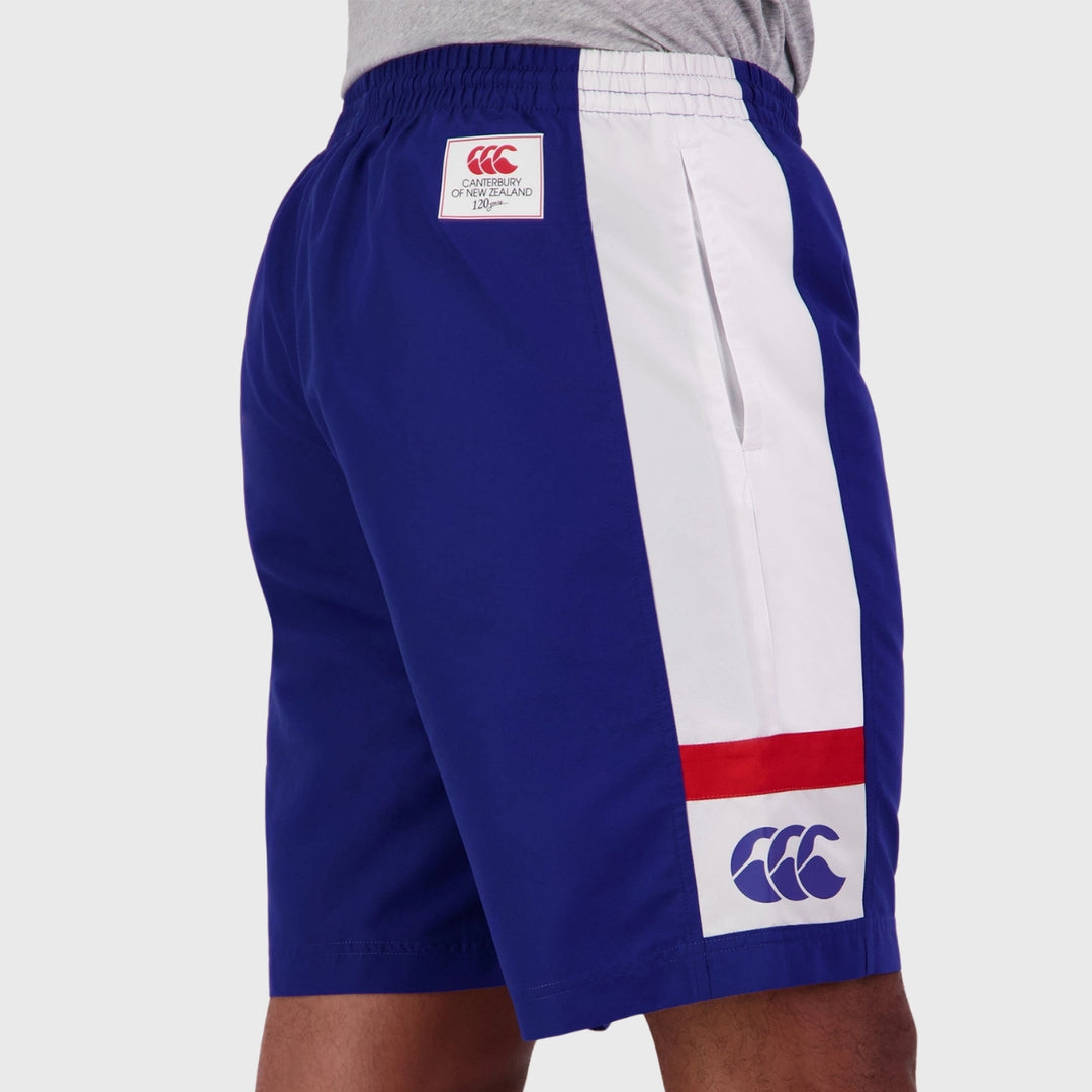 Canterbury Men's Legends Panel Shorts Royal Blue - Rugbystuff.com