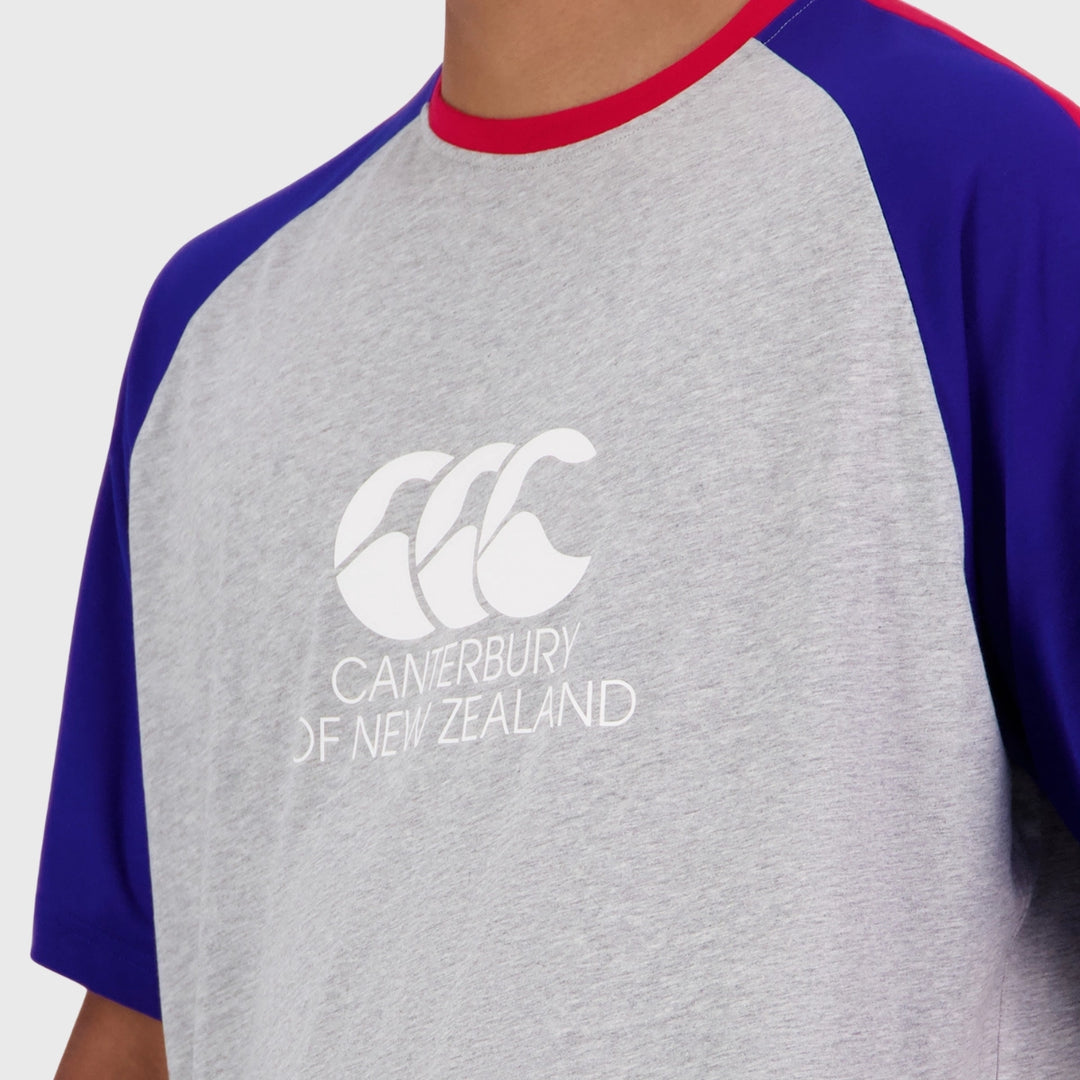 Canterbury Men's Legends Tee Grey/Navy - Rugbystuff.com