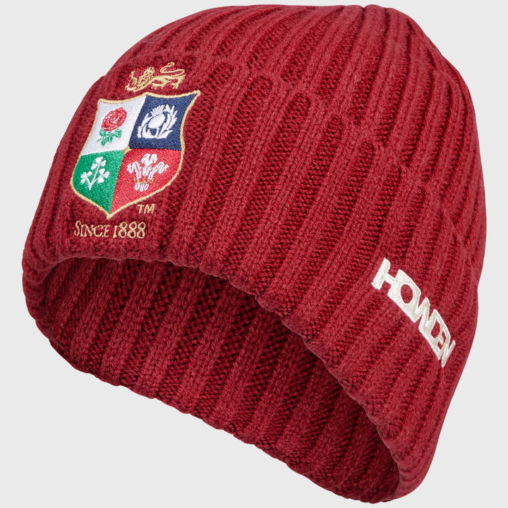 Canterbury British & Irish Lions Knitted Beanie Hat Red - Rugbystuff.com