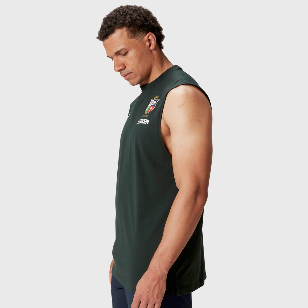 Canterbury British & Irish Lions Men's Cotton Tank Green - Rugbystuff.com