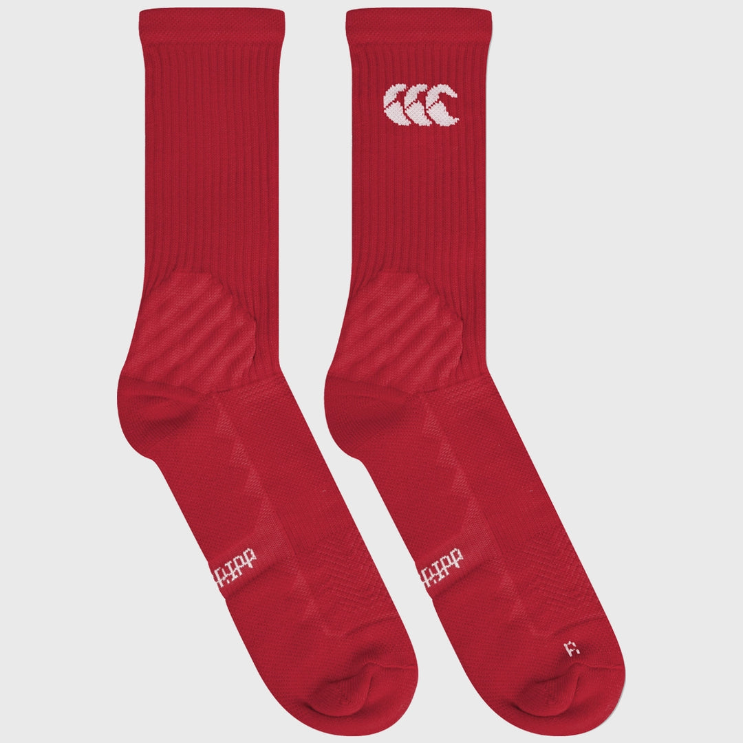 Canterbury British & Irish Lions Crew Grip Socks Red - Rugbystuff.com