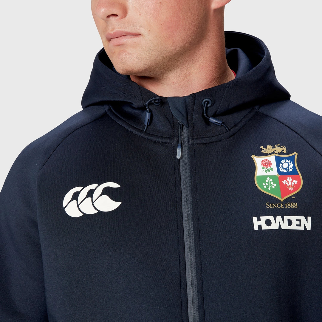 Canterbury British & Irish Lions Men's Everest Hoody Navy - Rugbystuff.com