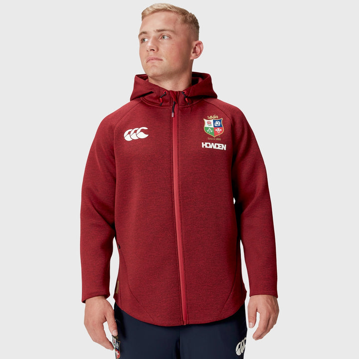 Canterbury British & Irish Lions Men's Everest Hoody Red - Rugbystuff.com