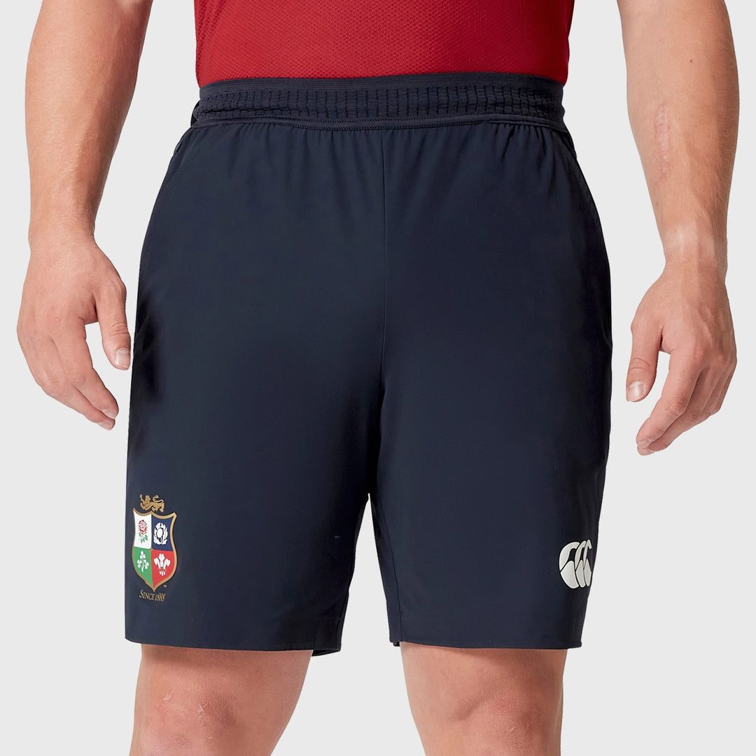 Canterbury British & Irish Lions Men's Everest Woven Shorts Navy - Rugbystuff.com