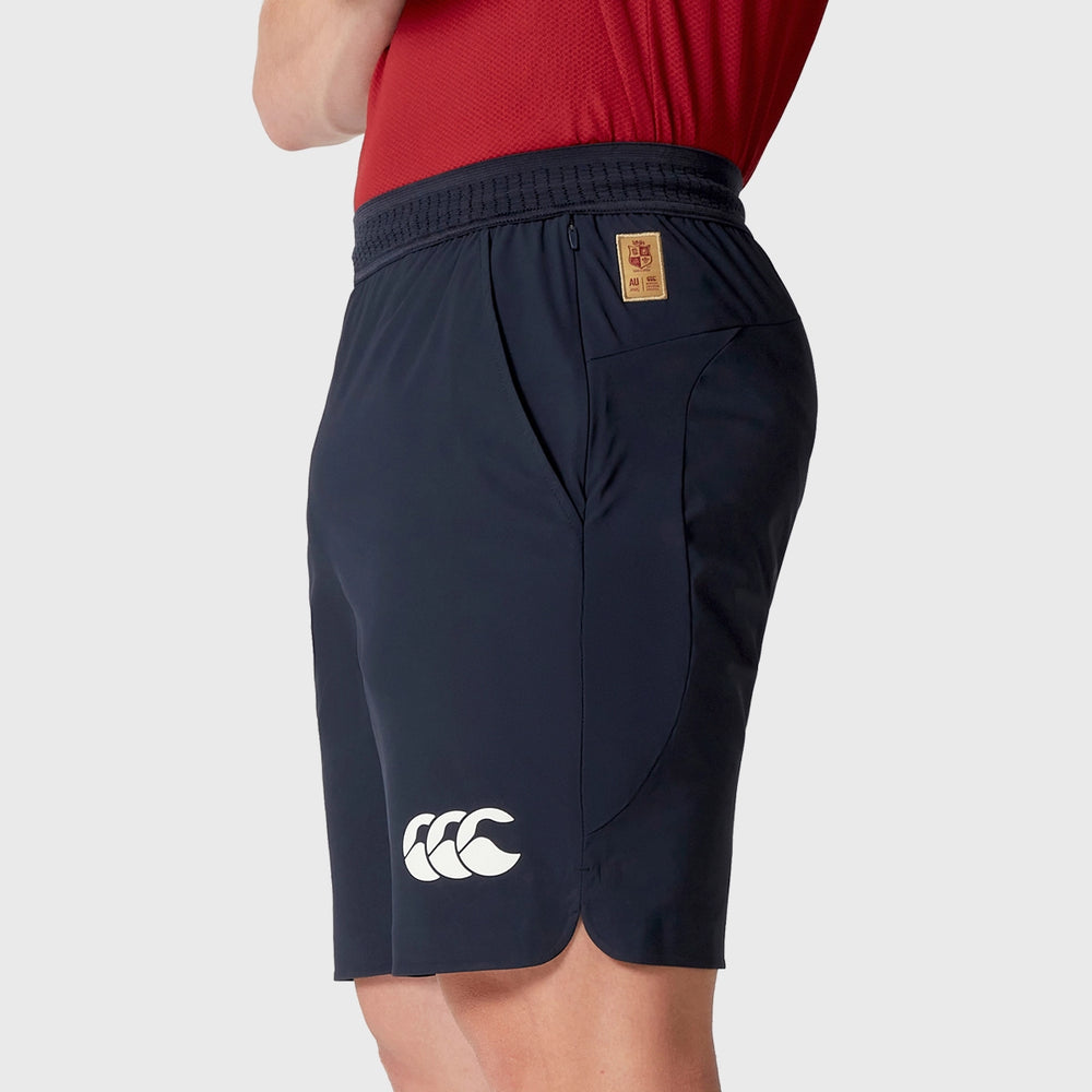 Canterbury British & Irish Lions Men's Everest Woven Shorts Navy - Rugbystuff.com