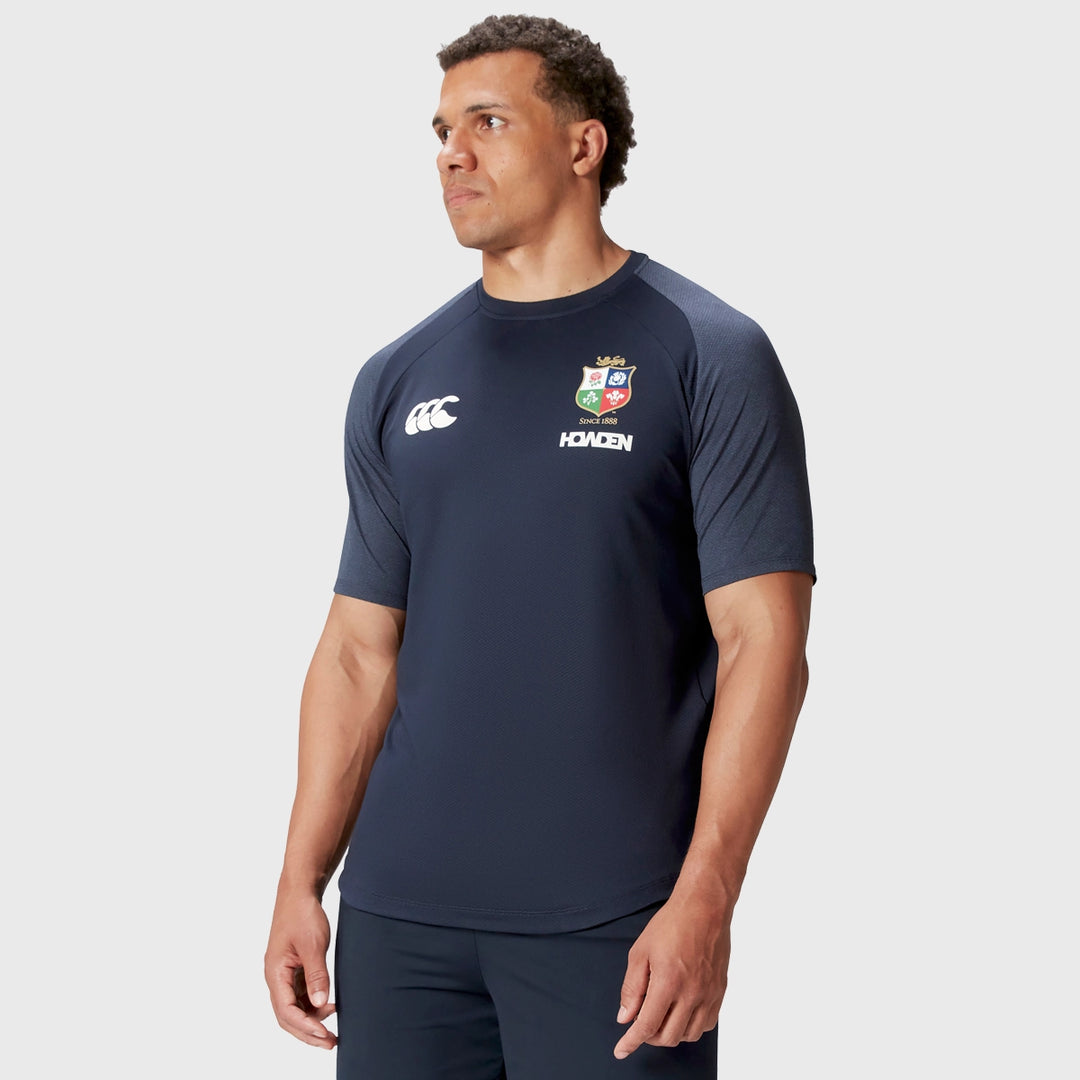 Canterbury British & Irish Lions Men's Everest Tee Navy - Rugbystuff.com