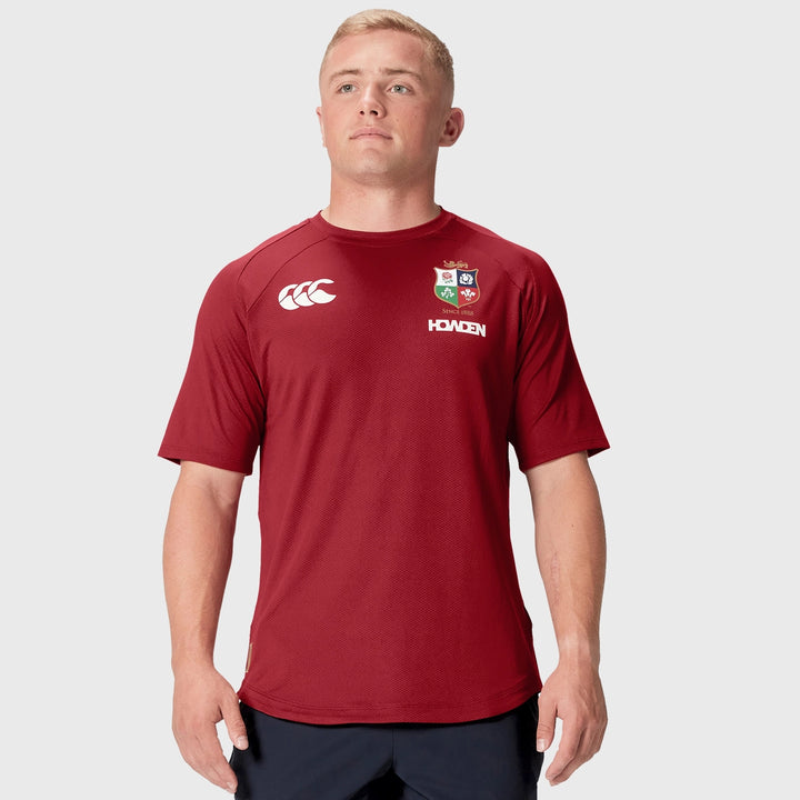 Canterbury British & Irish Lions Men's Everest Tee Red - Rugbystuff.com