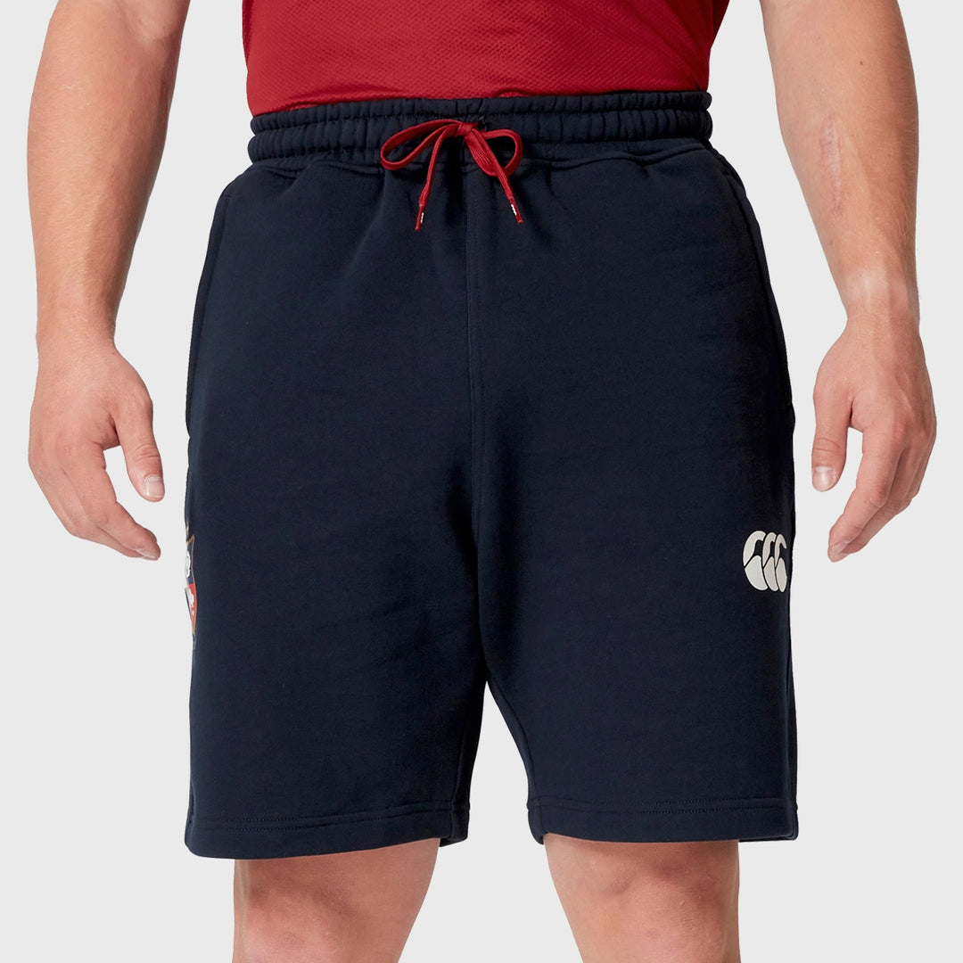 Canterbury British & Irish Lions Men's Fleece Shorts Navy - Rugbystuff.com