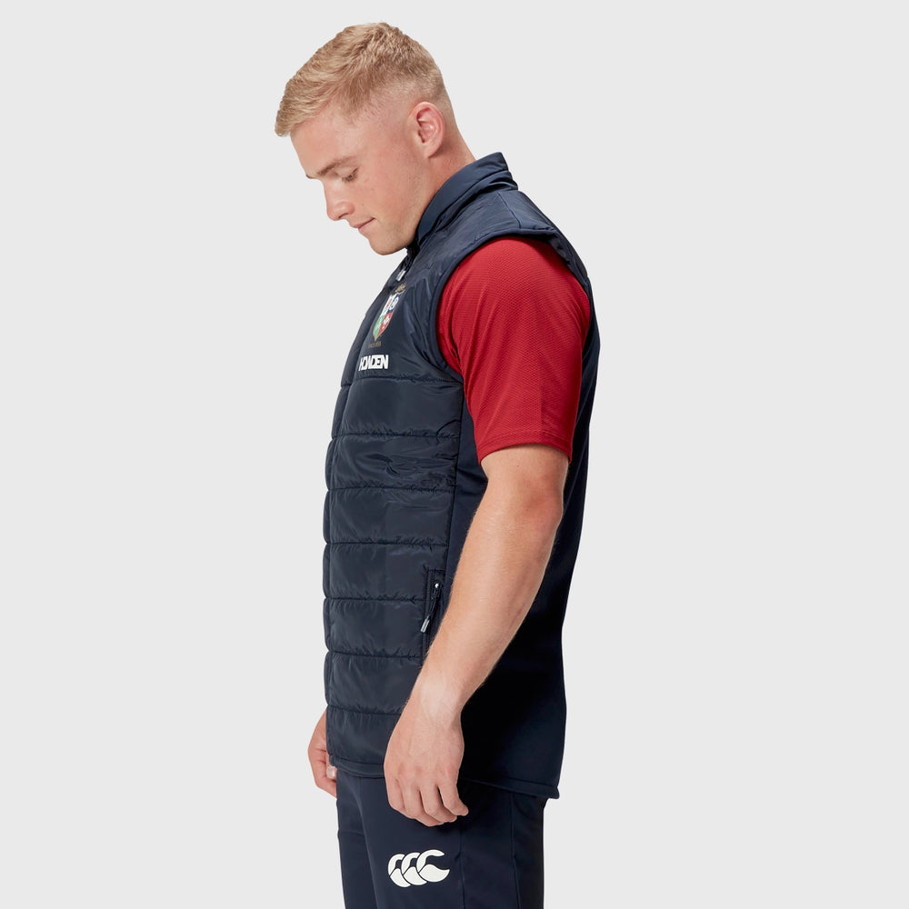 Canterbury British & Irish Lions Men's Microlight Gilet Navy - Rugbystuff.com