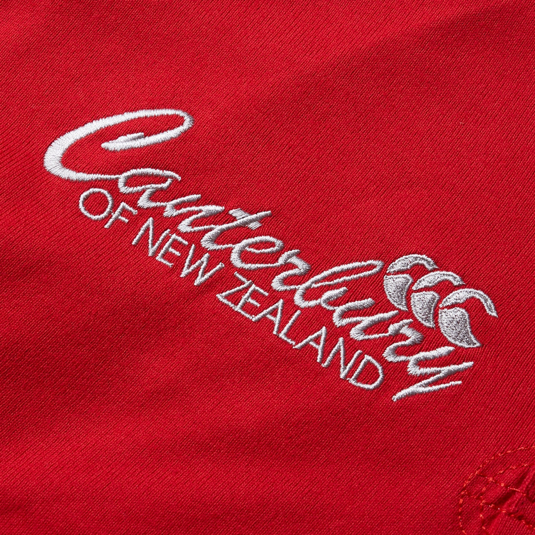 Canterbury British & Irish Lions Heritage Long Sleeve Rugby Shirt Red - Rugbystuff.com