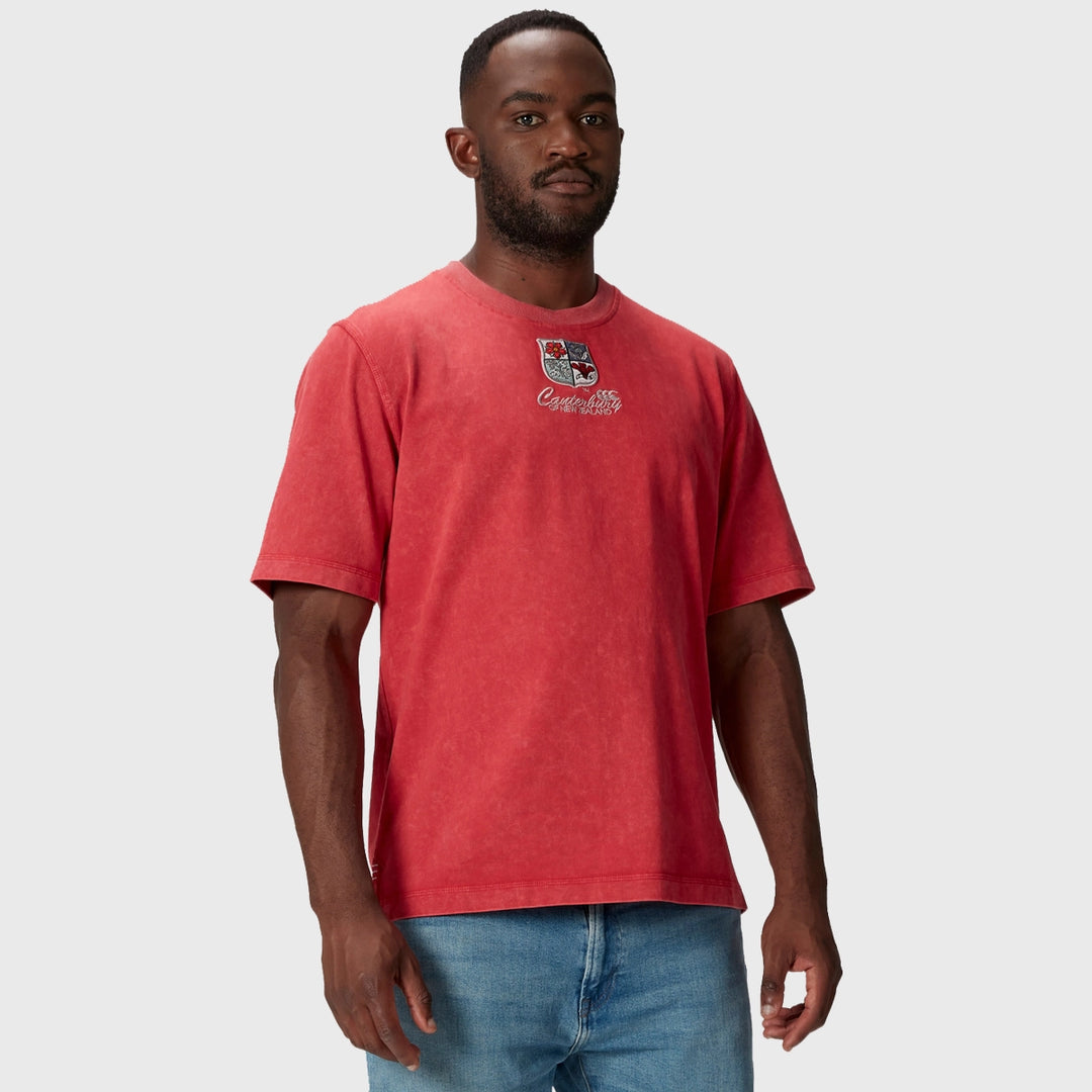 Canterbury British & Irish Lions Heritage Tee Red - Rugbystuff.com