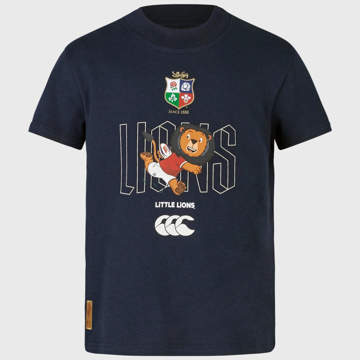 Canterbury British & Irish Little Lions Infant Tee Navy - Rugbystuff.com