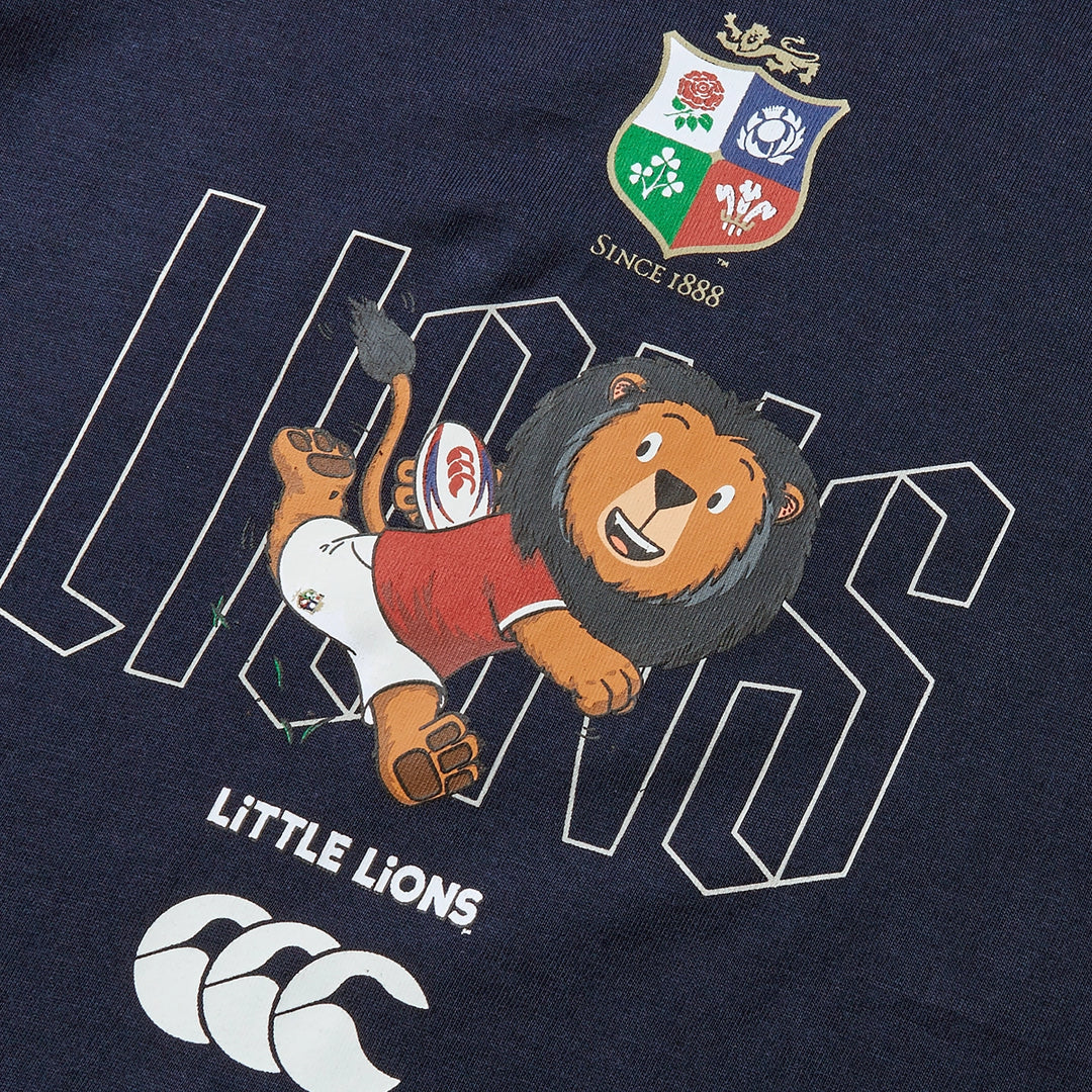 Canterbury British & Irish Little Lions Infant Tee Navy - Rugbystuff.com