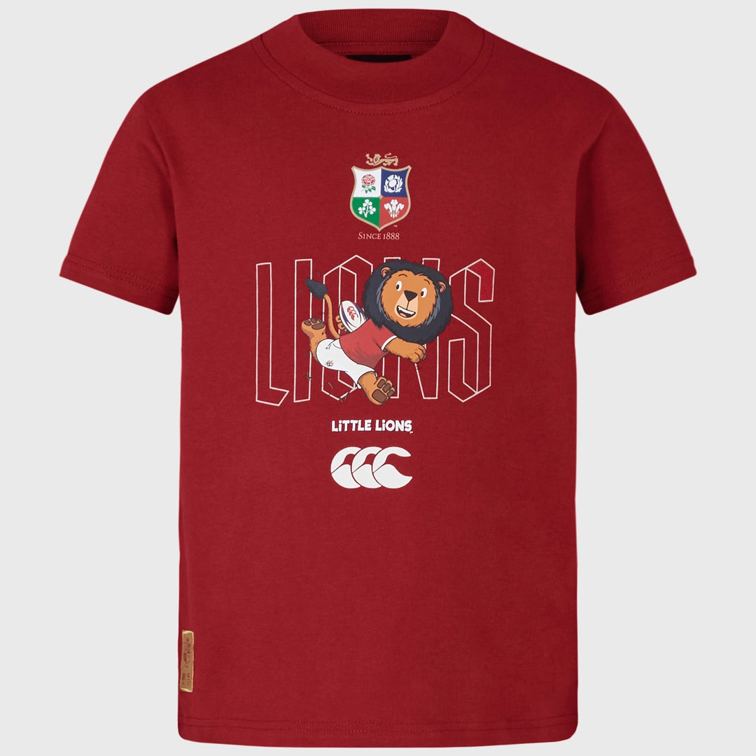 Canterbury British & Irish Little Lions Infant Tee Red - Rugbystuff.com