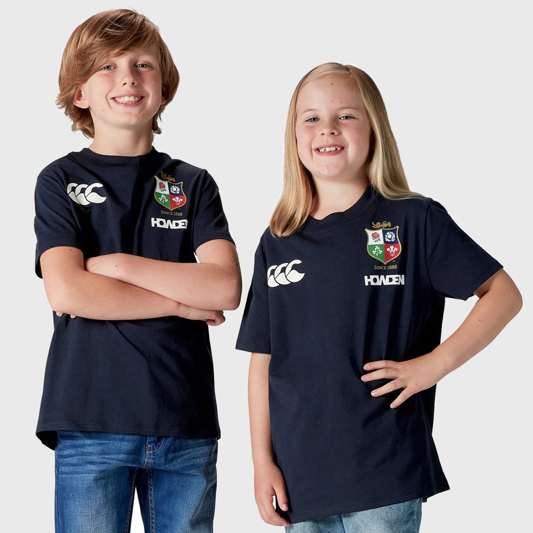 Canterbury British Irish Lions Kid s Cotton Tee Navy