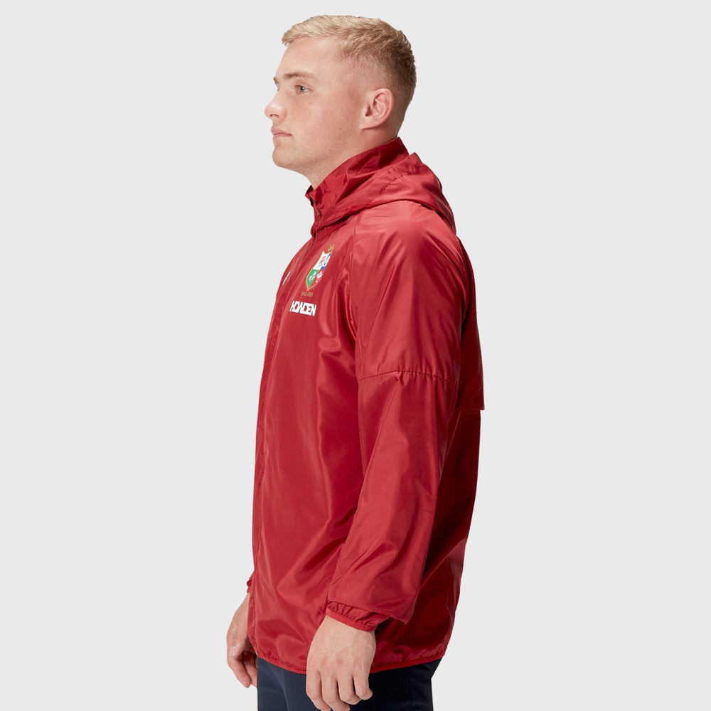 Canterbury British & Irish Lions Men's Lightweight Rain Jacket Red - Rugbystuff.com